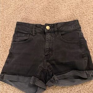 American Eagle Outfitters Black Jean Shorts